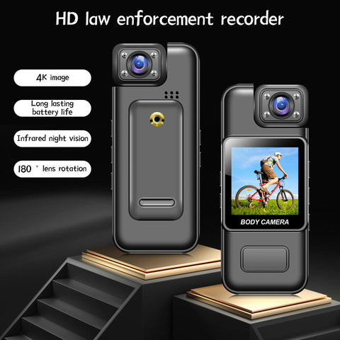 PocketCam Pro™ Mini 1080P HD Action Camera – Portable Body Camera for Cycling & Outdoor Adventures